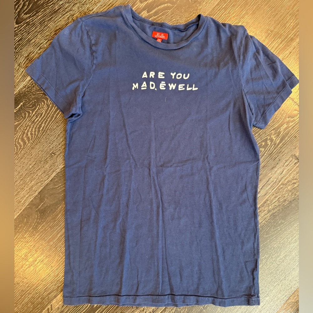 Madewell Navy Graphic Tee - 'Are You Madewell'